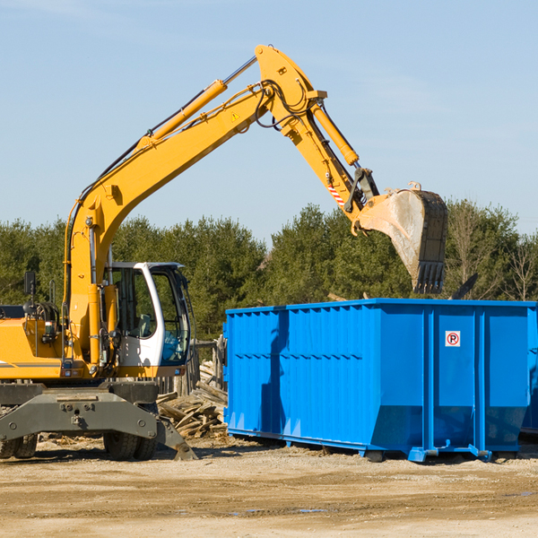 what size residential dumpster rentals are available in Gallupville NY